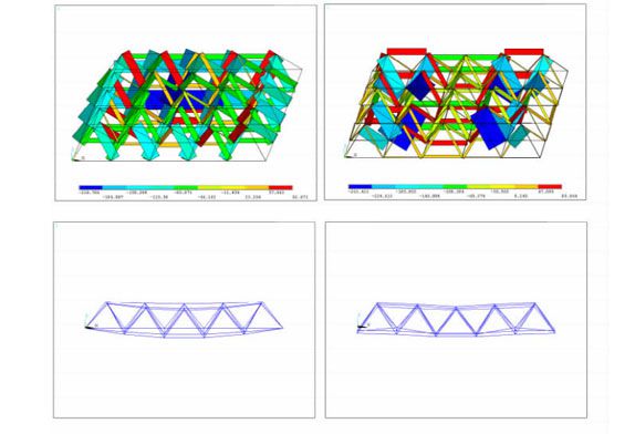 quadrangular pyramidal space frame 