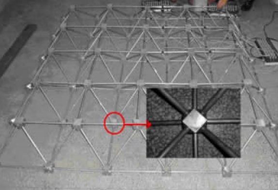 Overall structure of the space frame frame