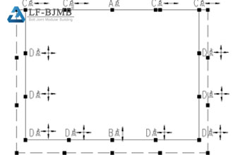 Schematic diagram of the embedded support around